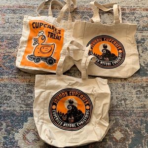 Three Johnny Cupcakes Halloween Bags